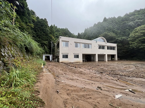 被災状況（発生当時全景）