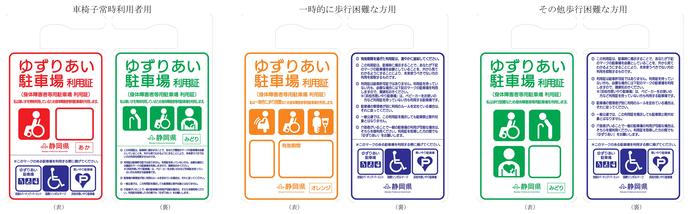 画像：ゆずりあい駐車場利用証