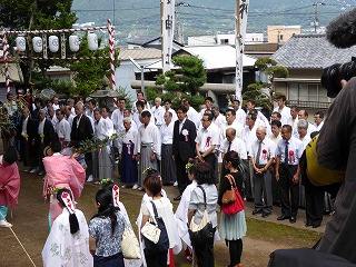 写真：阿治古神社例大祭の様子1