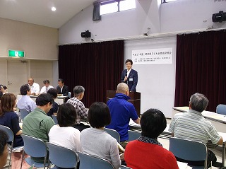 写真：静岡県子ども会育成研修会に出席する市長の様子