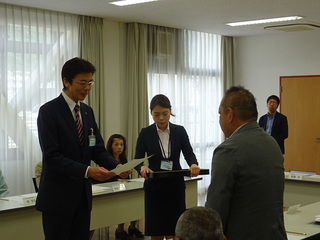 スポーツ推進員委嘱状交付式