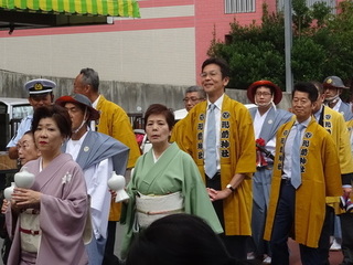 湯前神社秋季例大祭　パレード 写真