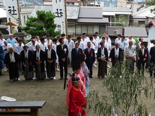 写真　阿治古神社例大祭