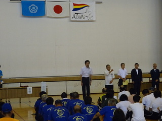 写真　障がい者スポーツ大会　市長挨拶