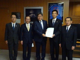 写真　静岡県市長会　要望活動　