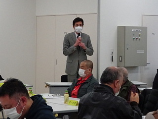 写真　熱海市町内会長連合会1月定例会市長挨拶