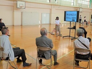 写真　交通安全リーダー発表の様子