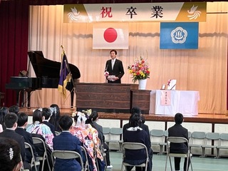 写真　卒業式の様子