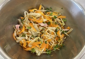 食材を和える