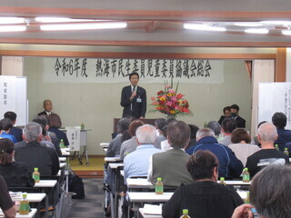 民生委員児童委員協議会総会　市長の挨拶