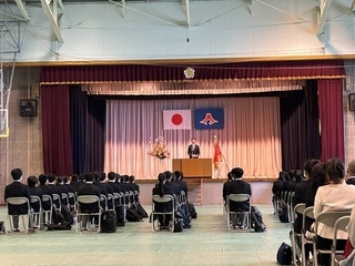 写真　熱海高等学校入学式