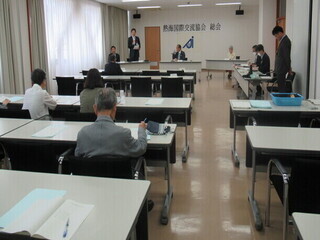 市長挨拶の様子