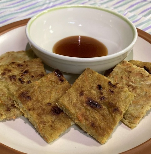 乾燥野菜で作る！カレーチヂミ