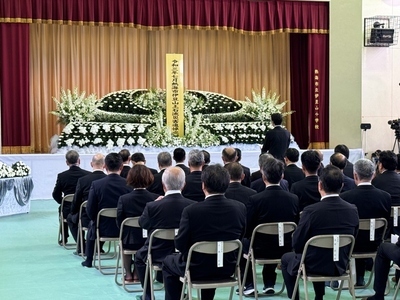 市長式辞の様子