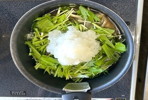 水菜と大根