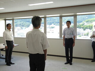 辞令交付式の様子