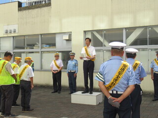 市長挨拶の様子
