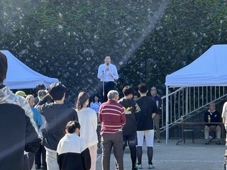 市長挨拶の様子
