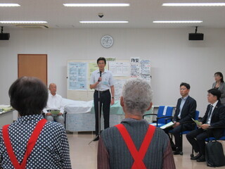 市長挨拶の様子