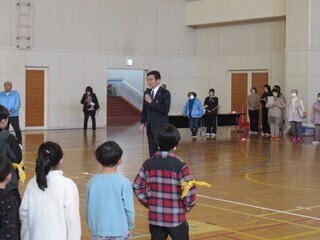 市長挨拶の様子