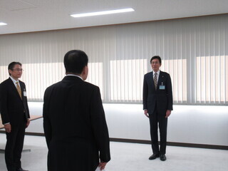 辞令交付式の様子