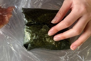 のりで巻く