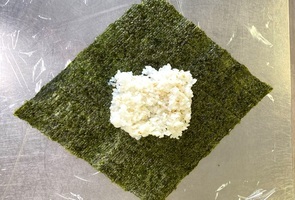 のりで巻く
