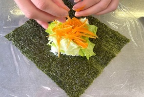 生地を焼く