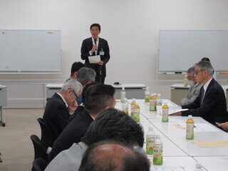 市長の挨拶の様子